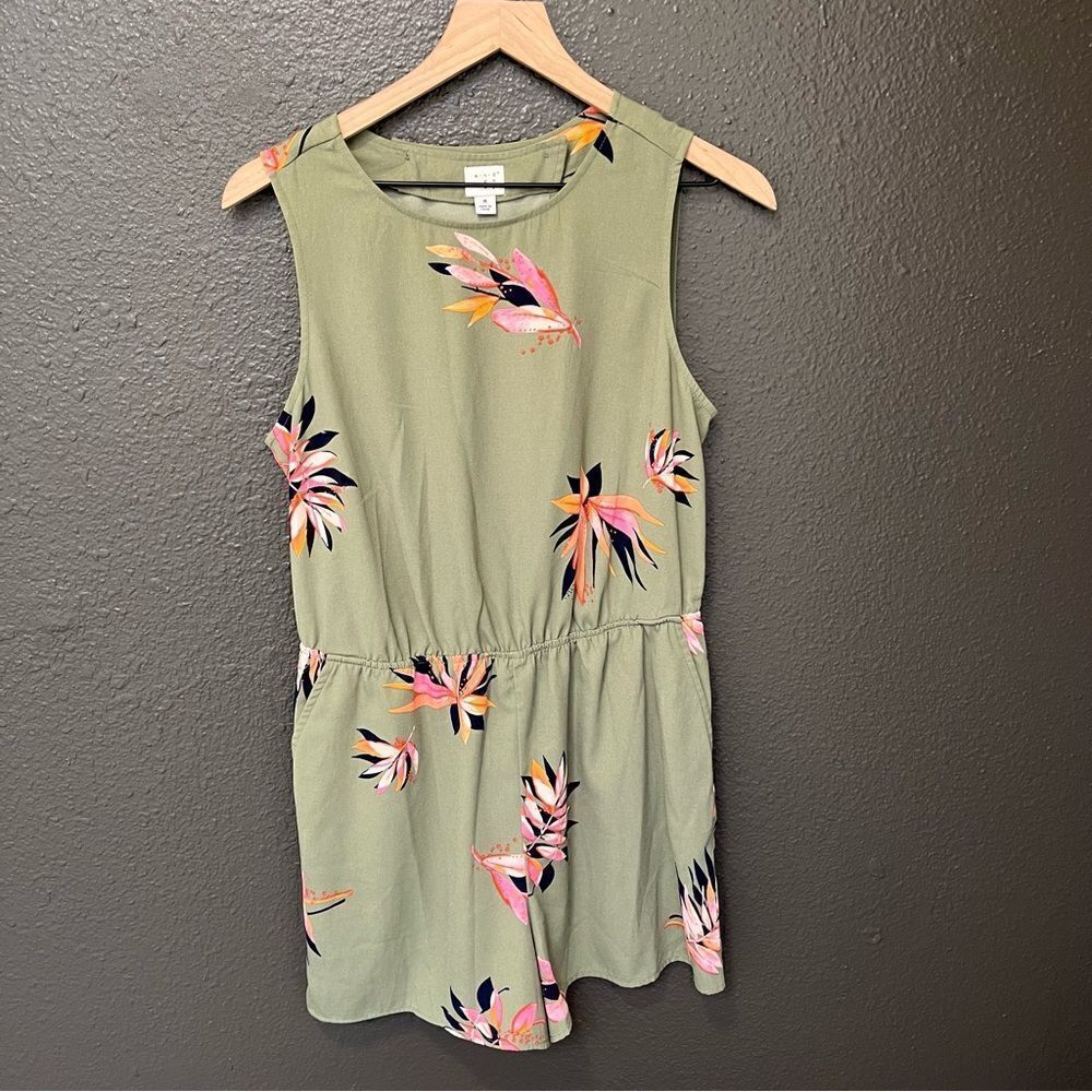 A new day floral romper